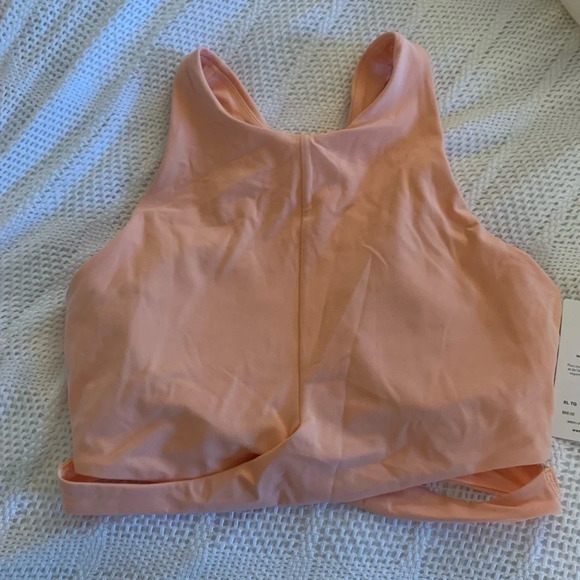 Athleta NEW Womens Sport Bra Conscious Cutout Crop Size XL Cup Size D-DD Cups - Picture 2 of 10